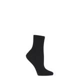 1 Pair Black Beautyfeet by Nourishing Heel Pad Socks Unisex 4-8 Ladies - SOCKSHOP