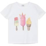 Hust & Claire Mini White Amna T-shirt - Str. 104