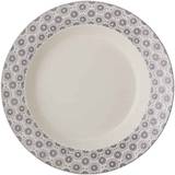 Bloomingville Elsa Pasta Plate Grey Stoneware 28 cm