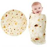 pc Adorable Polyester Corn Cake Baby Blanket Cartoon Themed Polka Dot Print Baby Shower Gift - Multicolor - one-size