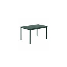 Muuto Linear Steel Table, Vælg farve Dark Green, Størrelse 140 x 75
