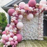 Pink Balloon Arch Kit Fødselsdagsfest dekoration balloner 94 Macar