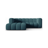 Lupine venstrevendt chaiselong sofa i chenille B228 x D175 cm - Turkis