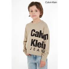 Calvin Klein Kids Cream Logo Sweater