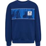 Hummel Sweatshirt - HmlElon - Estate Blue - Hummel - 5 år (110) - Sweatshirt