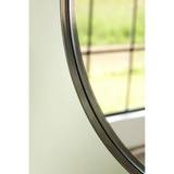 Pretty - vægspejl, round, Jern - Ø40cm - ø40cm / Brushed nickel / Iron
