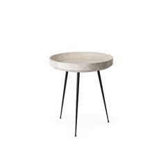 Bowl table coffee waste grey fra Mater