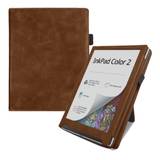 PocketBook InkPad Color 2 Kunstlæder Cover m. Ståfunktion & Strop - Brun