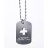 ANDREW CHRISTIAN SIGNATURE DOG TAG - One Size
