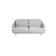 Lune Sofa af Jaime Hayon (JH300 - 3 pers. sofa, CHRISTIANSHAVN, Børstet aluminium)