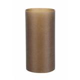 Plast cylinder til lysestage - brun - ø7,0 x 14 cm - 6 stk.