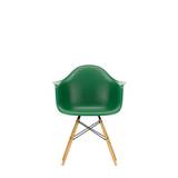 Eames Plastic Armchair DAW, ahorntræ fra Vitra (Emerald)
