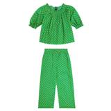 Polo Ralph Lauren Kids Floral cotton top and pants set - green - 104