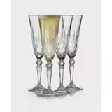 Lyngby Krystal Melodia Champagneglas 16 cl 4 stk