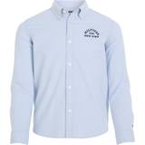 Tommy Hilfiger Varsity Oxford Skjorte Calm Blue - Str. 4 år