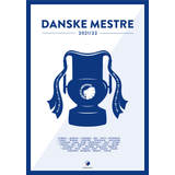 FC København - Danske Mestre 21/22 plakat