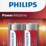 Philips batteri Power Alkaline C – LR14 2-blister