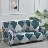 geometriske farveblokke sofabetræk elastisk sofabetræk l-formet sofabetræk møbelbeskytter til soveværelse kontor stue boligindretning Lightinthebox
