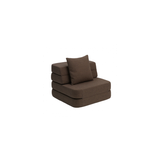 By KlipKlap KK 3 Fold Sofa Single Soft, Vælg farve Brown w. Sand