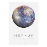 Citatplakat Plakat - A3 - Merkur - Citatplakat - OneSize - Plakat