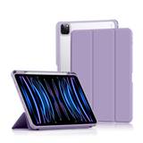 SHEIN 1Pcs Purple Case Smart Cover For iPad Pro 11 inch 1st 2nd 12.9 3rd Air 4th 5th iPad 10th 9th 8th 7th 10.9 10.2 10.5 9.7 inch mini 6th Generation Trans