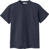 Name It Nkmfaher SS Shirt F Noos Str 116 - Skjorter hos Magasin - Blå