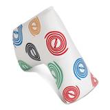 White Colour Swirl Blade PU Novelty Putter Headcover