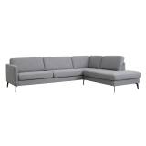 Ask sofa (2,5 pers. med open-end højrevendt L291 x D219 cm, Golf Granit stof)