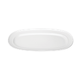 KOPPEL Serveringsfad, ovalt, i hvidt porcelæn, Georg Jensen, Porcelæn