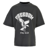Cost:bart Pige T-shirt - Black/Eagle - 182/188