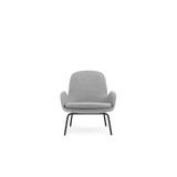 Normann Copenhagen Era Lounge Chair Low Steel SH: 40 cm - Synergy / LDS16 Partner Grey