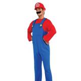Voksne mænd Super Mario Bros Fancy Dress Cosplay kostume X H