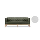 Fredericia Furniture EJ315-3 3 Pers. Sofa L: 210 cm - Luce 003 Relic/Oak Soap