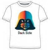 Star Wars Kort T-Shirt Hvid Dark Side