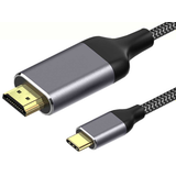 USB-C til HDMI kabel - UHD 4K/60Hz - Aluminium - 1.8 m