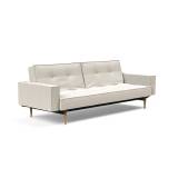 Innovation Splitback sovesofa (531 Bouclé Off White, Styletto Light Wood With Arms)