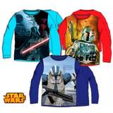 Star Wars Langærmet T-shirts str. 4-10 år