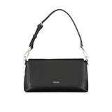 Black Polyester Handbag - Black, Calvin Klein, Color_Sort, Dame, Handbags - Women - Bags, Håndtasker, new-with-tags, Sort, Tasker - ONESIZE