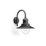 Philips myGarden Raindrop væglampe 60 W E27, uden pære, Udendørs vægbelysning, Sort, Aluminium, Syntetisk, IP44, Have, Terrasse, I