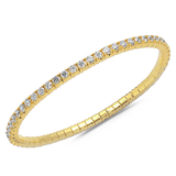 Diamond Collection by Vibholm - Flex armbånd Medium, 4,51 ct g/si 18 karat guld