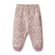 WHEAT baby termobukser med blomsterprint Thermo Pants Alex Clam Multi Flowers