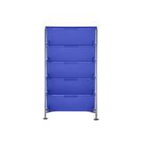 Kartell - Mobil System 2035, Cobalt, 5 Containers, Feet