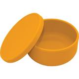 Salling silikone skål med låg - gul