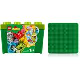 LEGO DUPLO Classic 10914 Luksuskasse med klodser inkl. 10980 Grøn Byggeplade