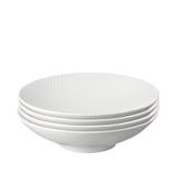 Porcelain Arc White Set Of 4 Pasta Bowls