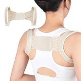 1stk holdningskorrektor til kvinder og mænd justerbar øvre rygbøjle til pukkelstøtte og smertelindring fra nakkeskulder og øvre ryg Lightinthebox