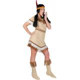 Indianer kvinde kostume Running Bear 32-34