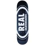 Real Skateboard Deck Classic Oval Black 8,25