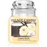 Village Candle Creamy Vanilla duftlys (Glass Lid) 389 g