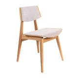 Nordic spisebordsstol - eg - B 50 H 80 | Sædehøjde: 45 cm